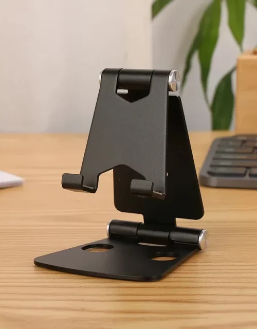 Tablet Holder Desktop Mobile Phone Holder Stand Cradle Dock Phone & Tablet Holder Aluminum Adjustable Desktop Stand 1