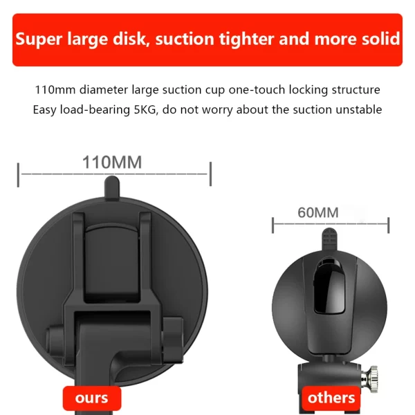 Dashboard GPS Phone Holder Stand for Truck Excavator Bus Suction Cup Adjustable Long Arm Universal Windshield Mobile Phone Mount 5