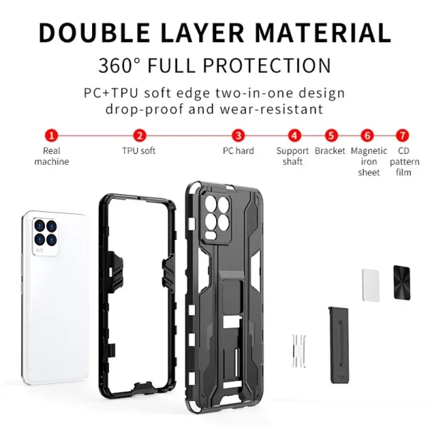 Shockproof Case for OPPO Realme GT Neo2 5G GT2 Master Case For Realmi GT Neo3 3T 2T 2 T 8 Pro Camera Protect Back Etui Cover 4