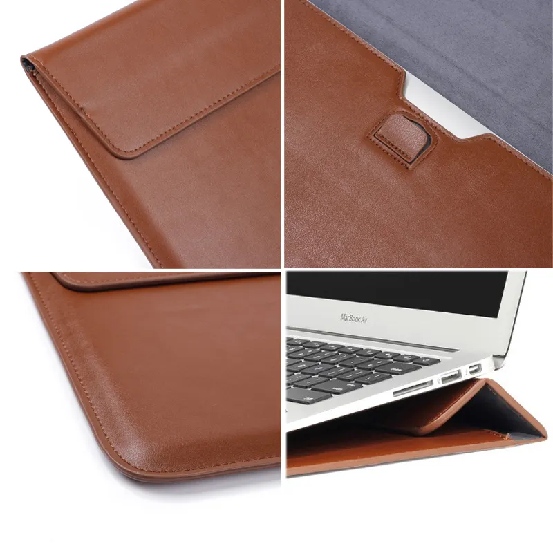 Laptop Stand Cover For Apple Macbook Air 13 Sleeve M2 Pro 13 16 12 11 15 Laptop Case For Macbook Pro 14 Case M1 M3 2023 Bag 2