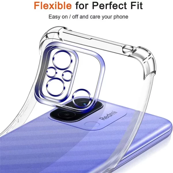 Clear TPU Case for Xiaomi Redmi 13C 12C 12 5G 10C 4G 10A 10 9T 9A 9C Nfc 9 8A 8 Phone Case Shockproof soft Cover 4