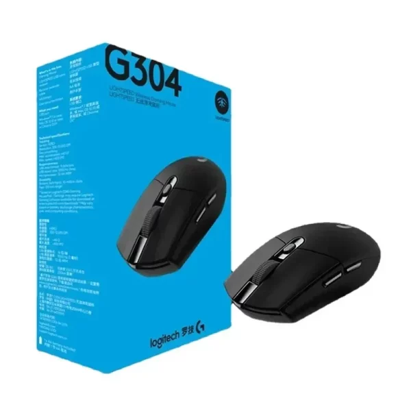 G304 2.4g Wireless Mouse Ergonomic Mouse Hero Engine 12000dpi Computer Game Office Bluetooth Pc Accessory Gaming Mouse Win Mac 2