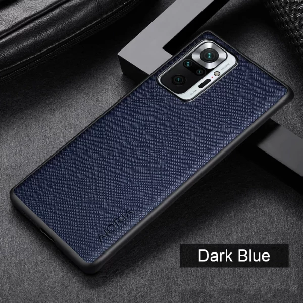 Case for Xiaomi Redmi Note 10 Pro 10T 5G 10S funda Cross pattern Leather cover Luxury coque for  redmi note 10 pro case 6