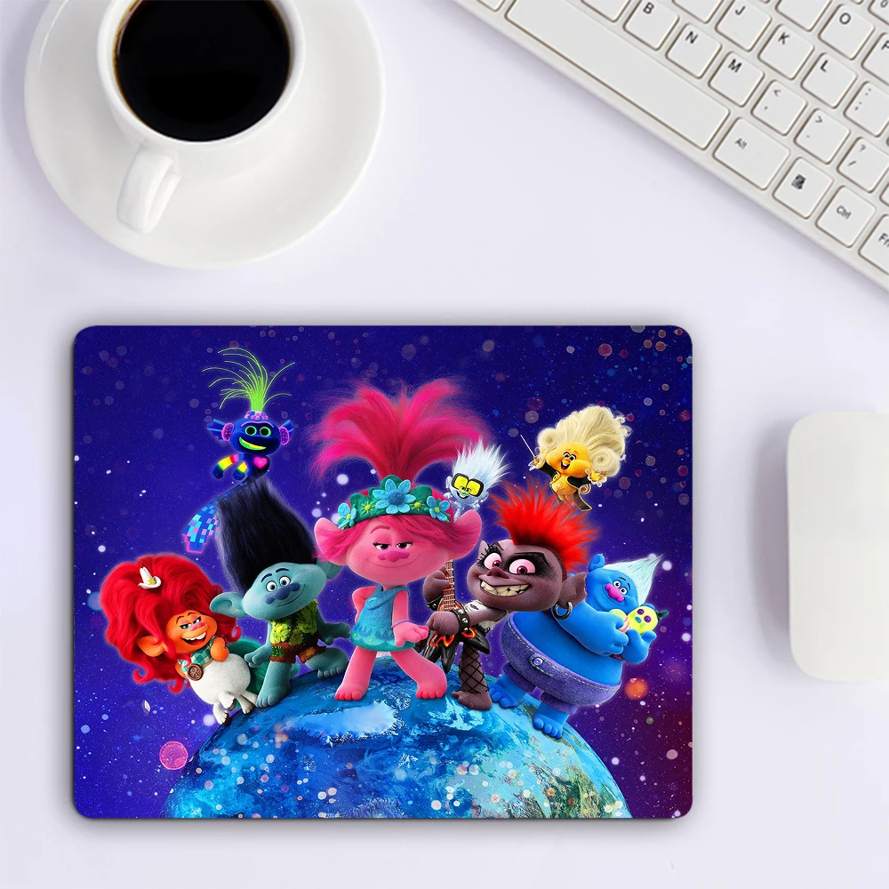 Trolls World Tour Small Mouse Pad Computer Gaming Accessories Keyboard Mouse Mat XXL Laptop Office Desk Pad PC Gamer Mousepad 2