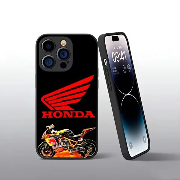 Motorcycle Racing HONDA Phone Case for 15 Pro Max for iphone 14 13 12 Mini 11 Xr X Xs Pro Max 8 Plus Back Covers 6