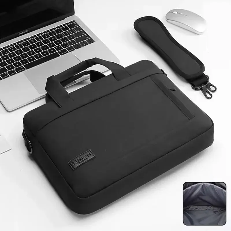 Business Laptop Bag Case Shoulder Tote Bag Notebook Bag Briefcase For 13 15 17 Inch Macbook Air Pro HP Huawei Asus Dell 2