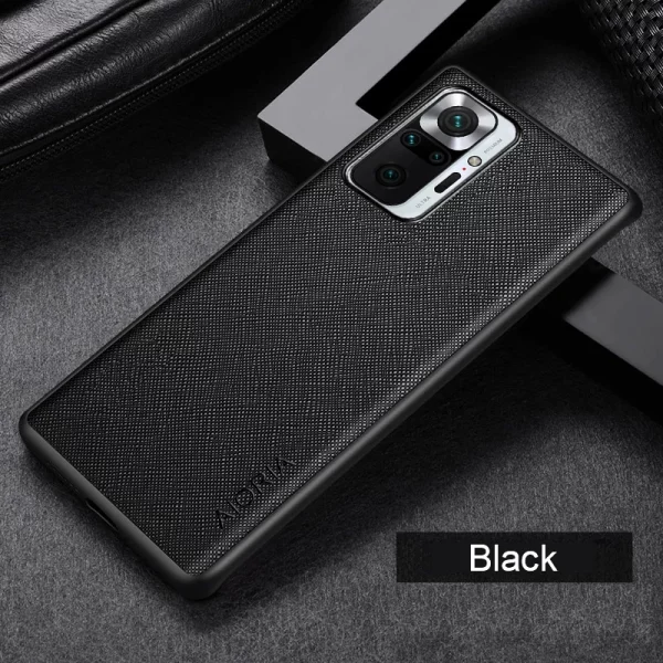 Case for Xiaomi Redmi Note 10 Pro 10T 5G 10S funda Cross pattern Leather cover Luxury coque for  redmi note 10 pro case 4