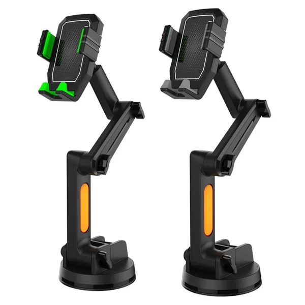 Dashboard GPS Phone Holder Stand for Truck Excavator Bus Suction Cup Adjustable Long Arm Universal Windshield Mobile Phone Mount 1