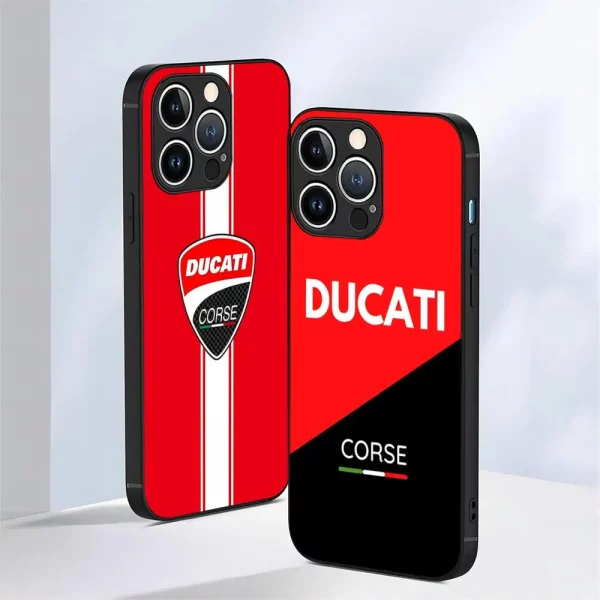 Motorcycle D-DucatiS Logo Phone Case for iphone 15ProMax 11 13 14 Pro Xs Max Mini Xr X 7 8 6 6s Plus Shell Coque 1