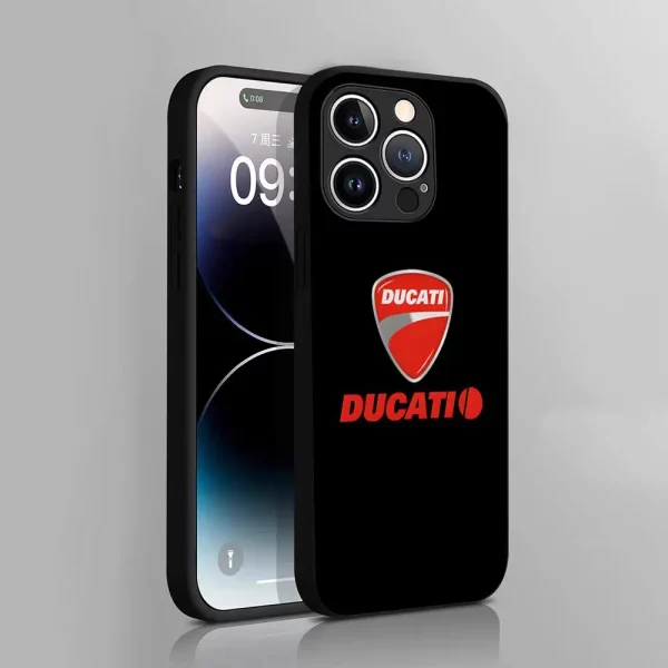 Motorcycle D-DucatiS Logo Phone Case for iphone 15ProMax 11 13 14 Pro Xs Max Mini Xr X 7 8 6 6s Plus Shell Coque 6