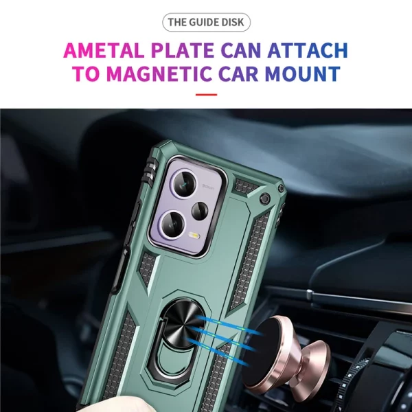 For Xiaomi Redmi Note 10 11 12 10S 11S 12S Case Magnetic Car Holder Ring Cases For Redmi Note10 Pro Max 11 12 Pro Back Cover 6