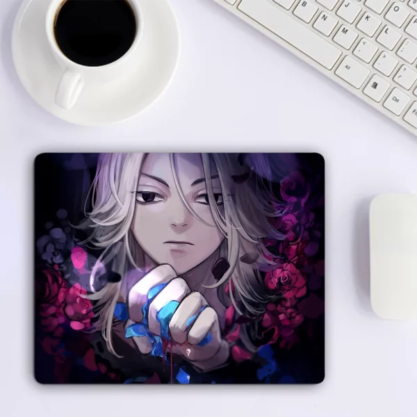 Tokyo Revengers Small Mouse Pad Computer Gaming Accessories Keyboard Mouse Mat Office Desk Pad PC Gamer Mousepad Laptop Mausepad 6