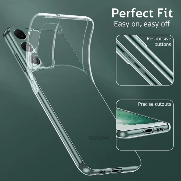 Transparent Soft Case For Samsung Galaxy S20 FE S21 S22 S23 Ultra S9 S10 Plus S10E Phone Shell For Note 20 9 10 Lite Back Cover 2